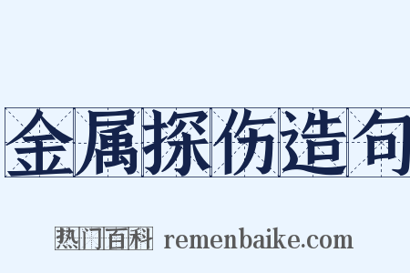 金属探伤造句是什么意思的图片